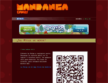 Tablet Screenshot of mandanga.com